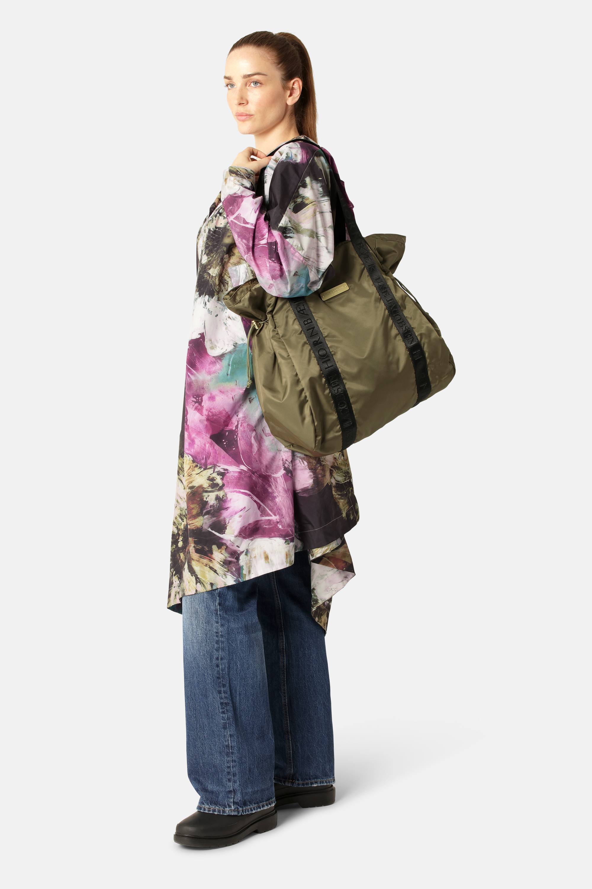 Lett Regn Shopperveske - Army